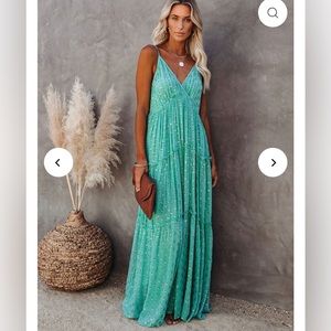 Bohemian Floral Maxi Sundress